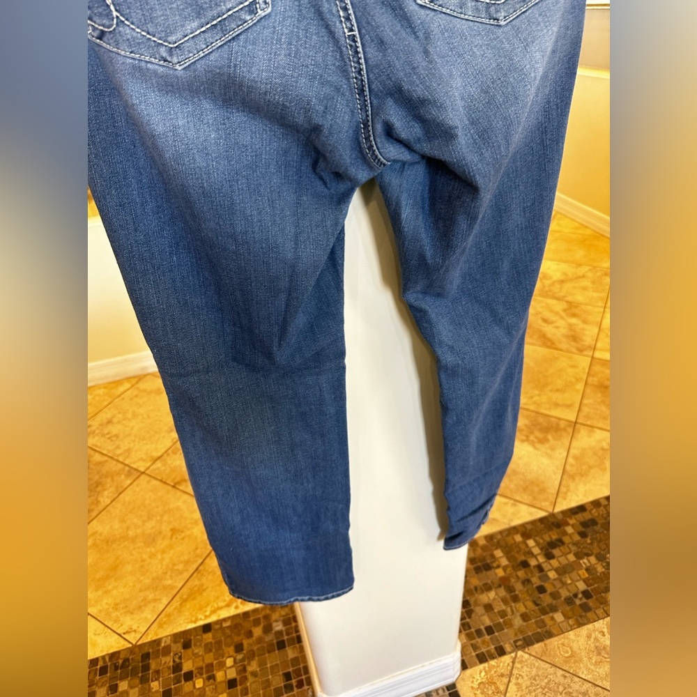 Women’s INC Preloved Denim Bootleg Curvy Fit Jeans, Size 12 - Picture 11 of 15